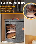 Oversized Hat Storage Box for Women & Men19