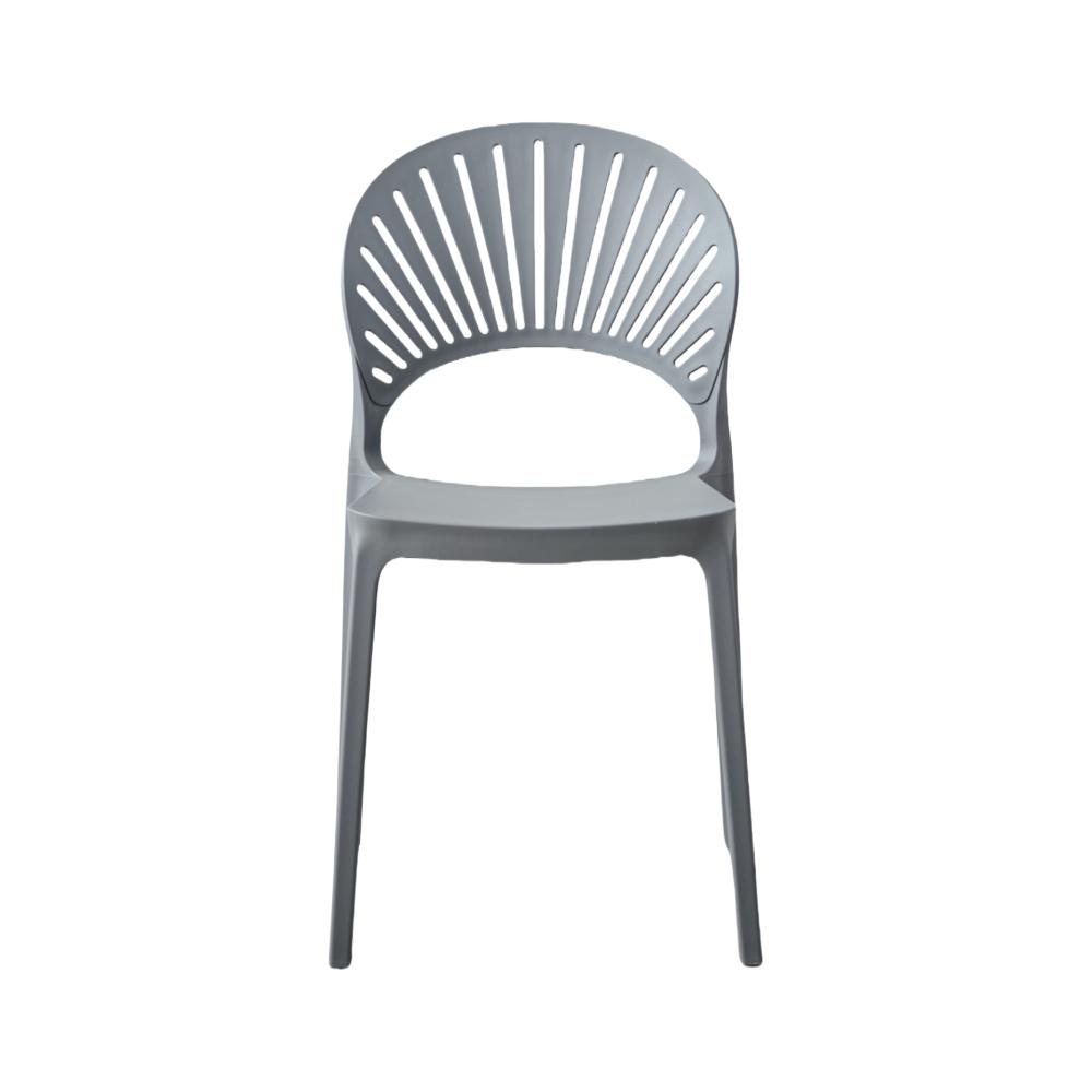 Silla Paraiso, Color Gris Oscuro, Con espaldar y Diseño moderno X2