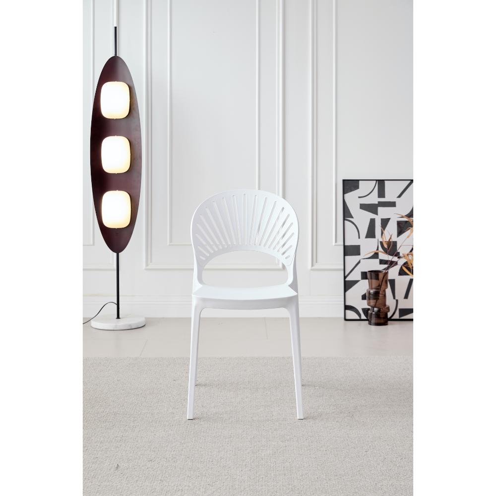 Silla Paraiso, Color Blanco, Con espaldar y Diseño moderno X2