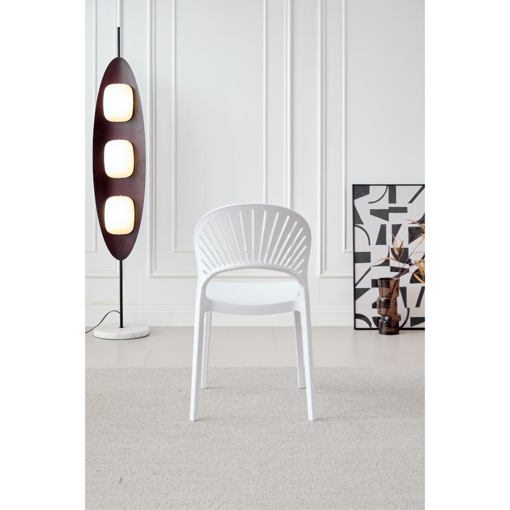 Silla Paraiso, Color Blanco, Con espaldar y Diseño moderno X2