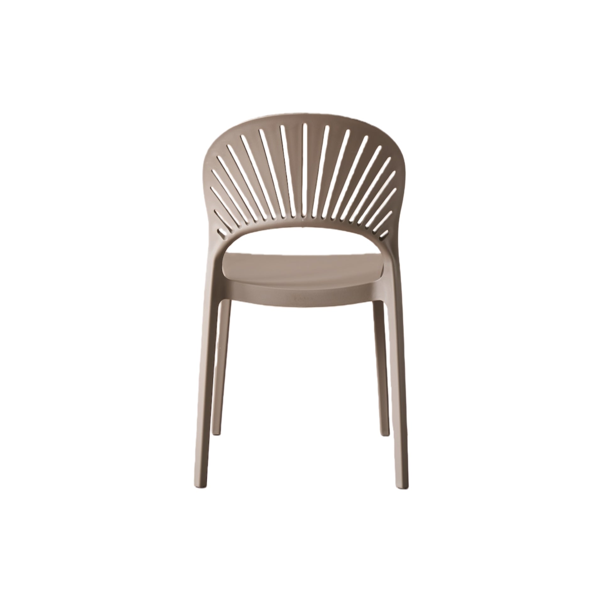 Silla Paraíso, Color Taupe, con Espaldar y Diseño Moderno
