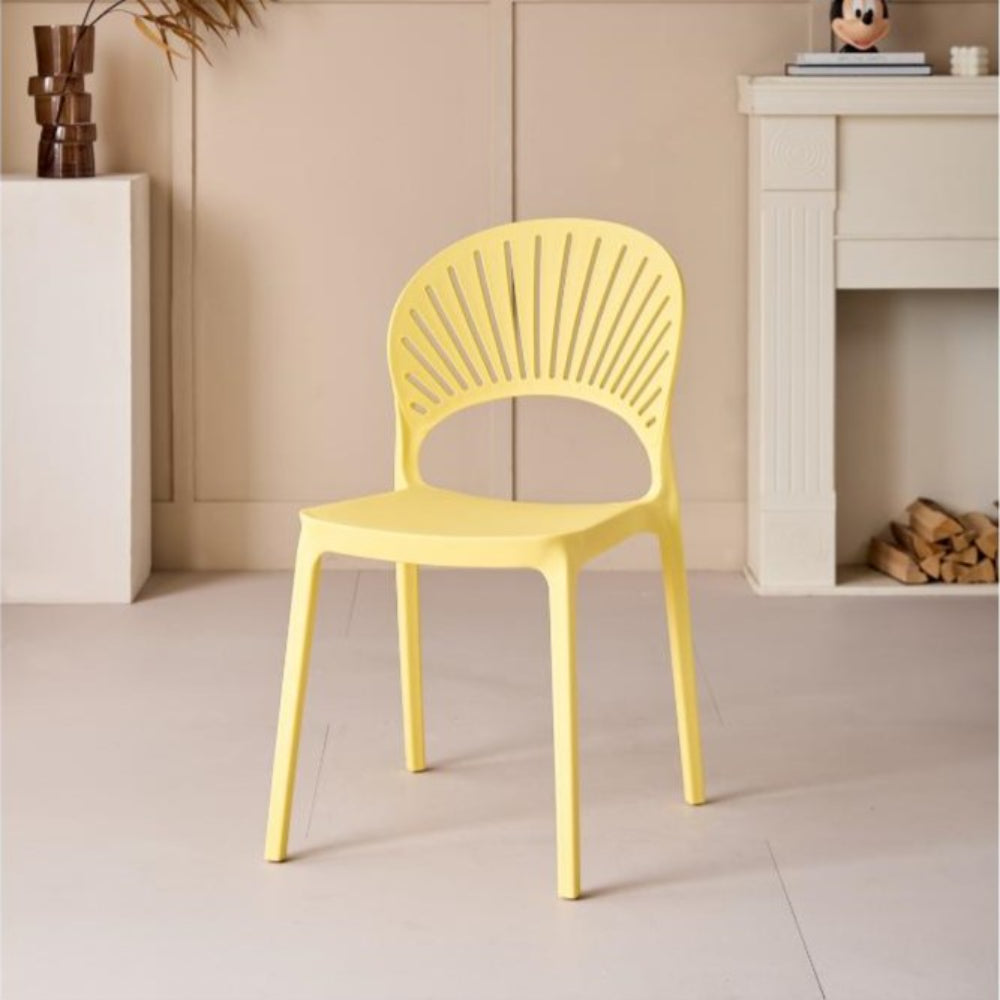 Silla Paraiso, Color Amarillo, Con espaldar y Diseño moderno