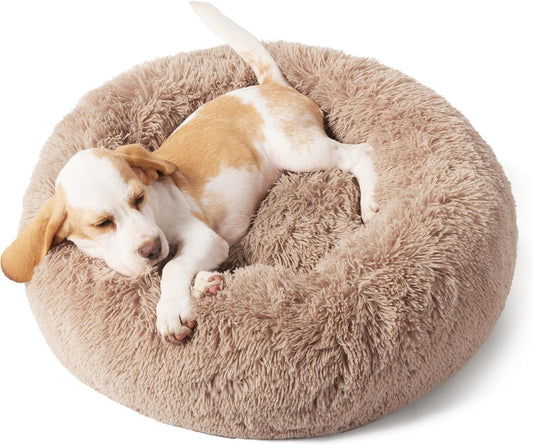 Bedsure - Cama calmante para perros pequeños, lavable, chica, con forma de...