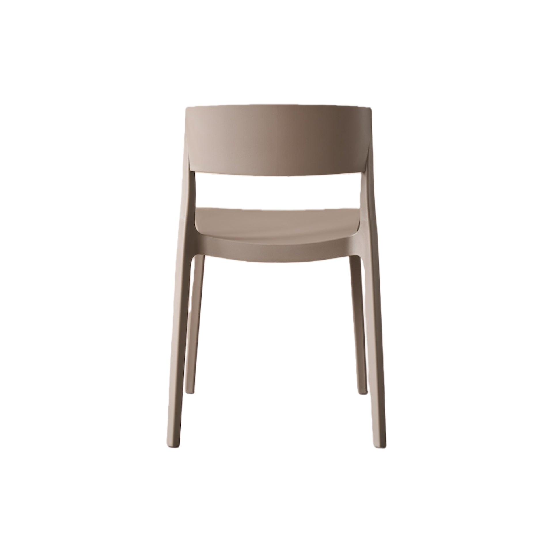 Set de 2 Sillas Mónaco, Color Taupe, con Espaldar y Diseño Moderno