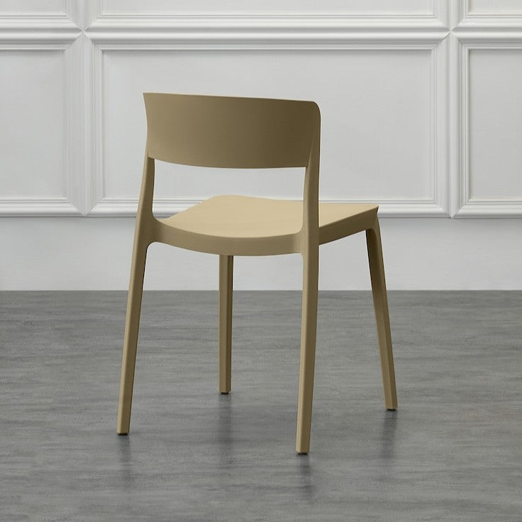 Set de 2 Sillas Mónaco, Color Khaki, con Espaldar y Diseño Moderno