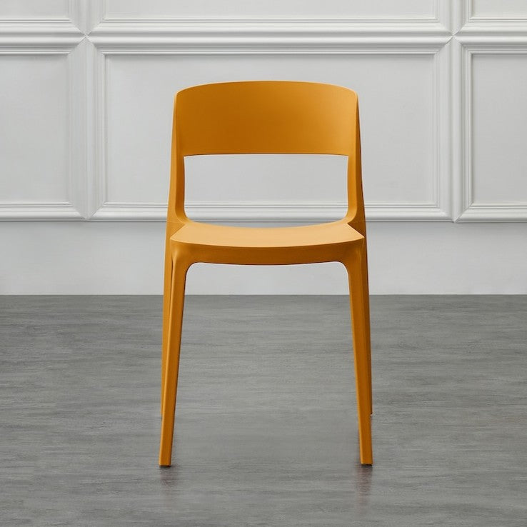 Silla Mónaco, Color Naranja, Diseño Moderno