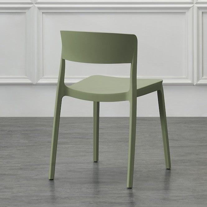 Set de 2 Sillas Mónaco, Color Verde, con Espaldar y Diseño Moderno