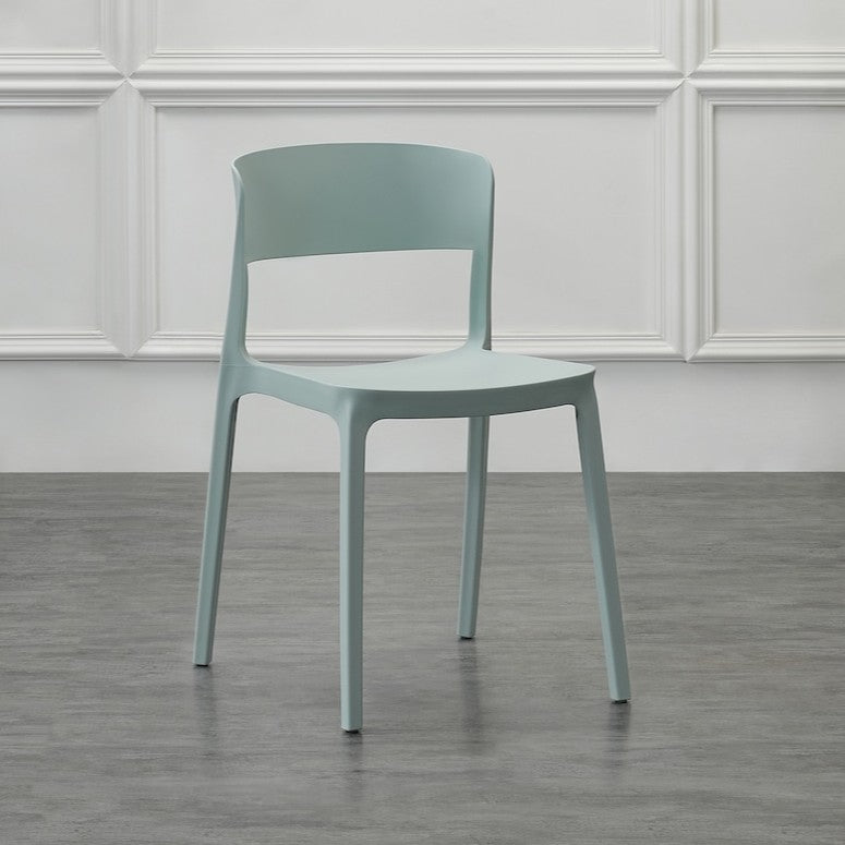 Set de 2 Sillas Mónaco, Color Azul Claro, con Espaldar y Diseño Moderno