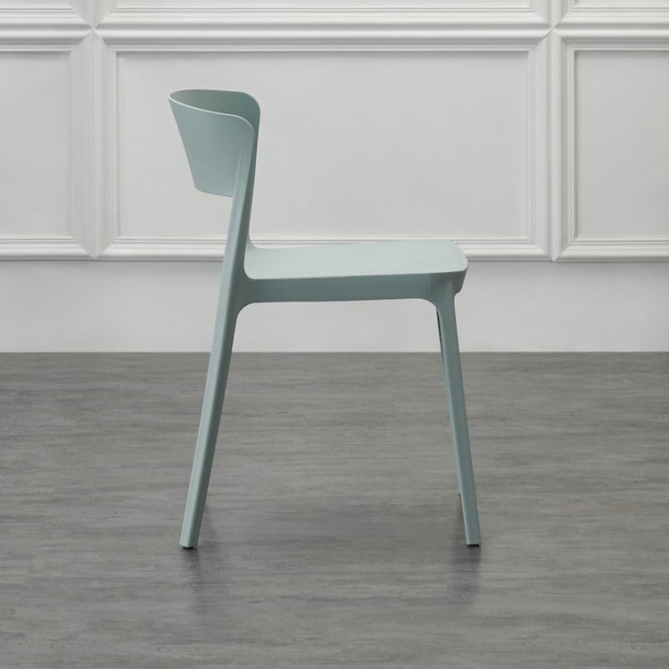Set de 2 Sillas Mónaco, Color Azul Claro, con Espaldar y Diseño Moderno