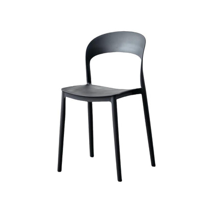 Silla Patrick, Color Negro, Con espaldar y diseño Moderno X4