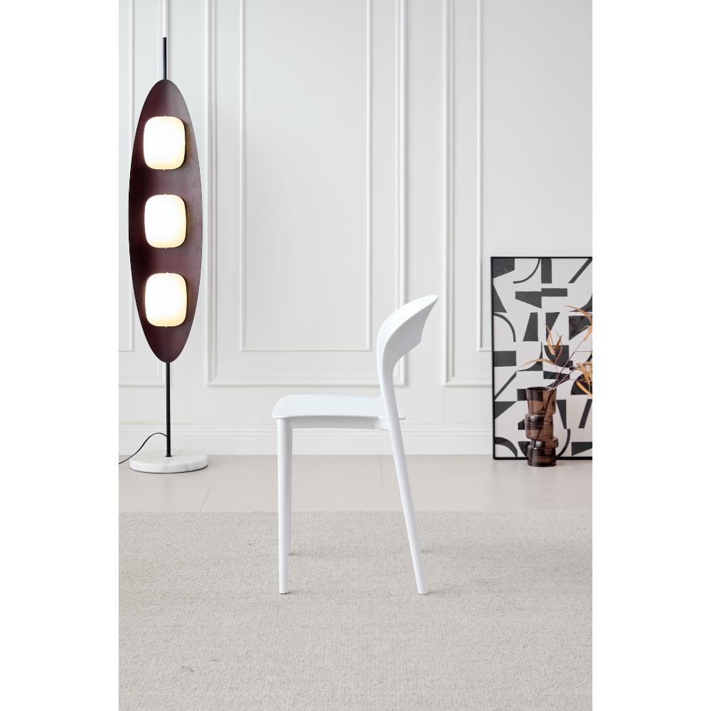 Combo Eter, Incluye Comedor y 4 Sillas En Color Blanco