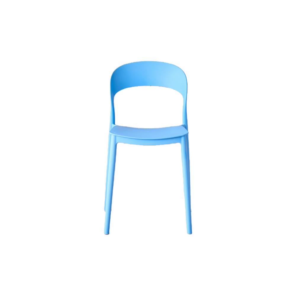 Silla Patrick, Color Azul, Con espaldar y diseño Moderno X4