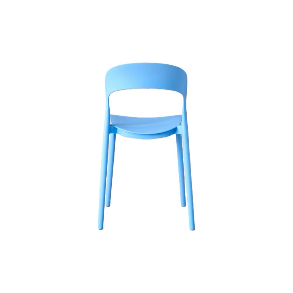 Silla Patrick, Color Azul, Con espaldar y diseño Moderno X4