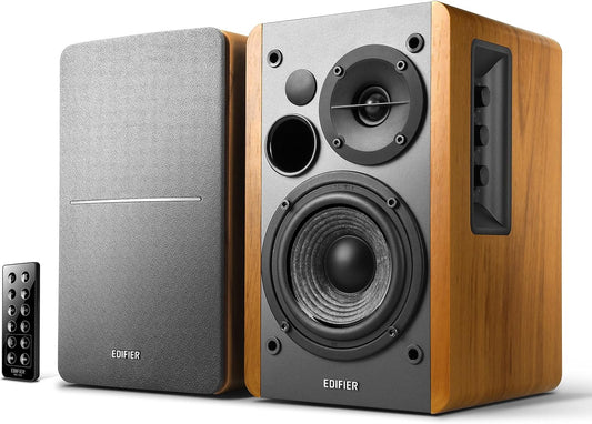 Parlantes de estantería R1280DB de Edifier alimentados por Bluetooth. Entrada...