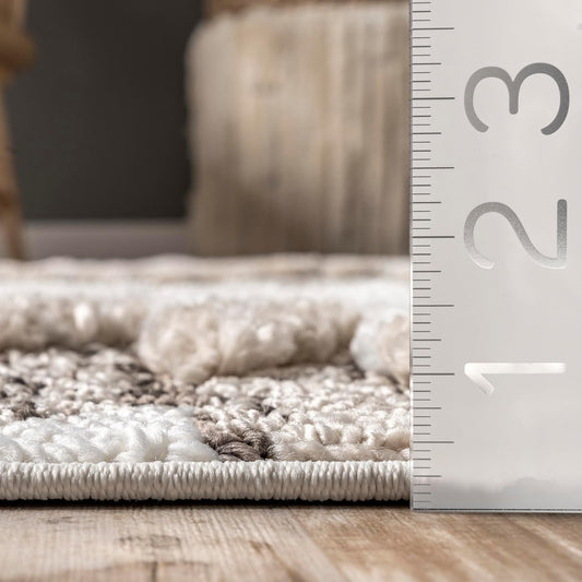 nuLOOM Adelade Southwestern - Alfombra de pasillo de 2 x 8 pies para sala de...