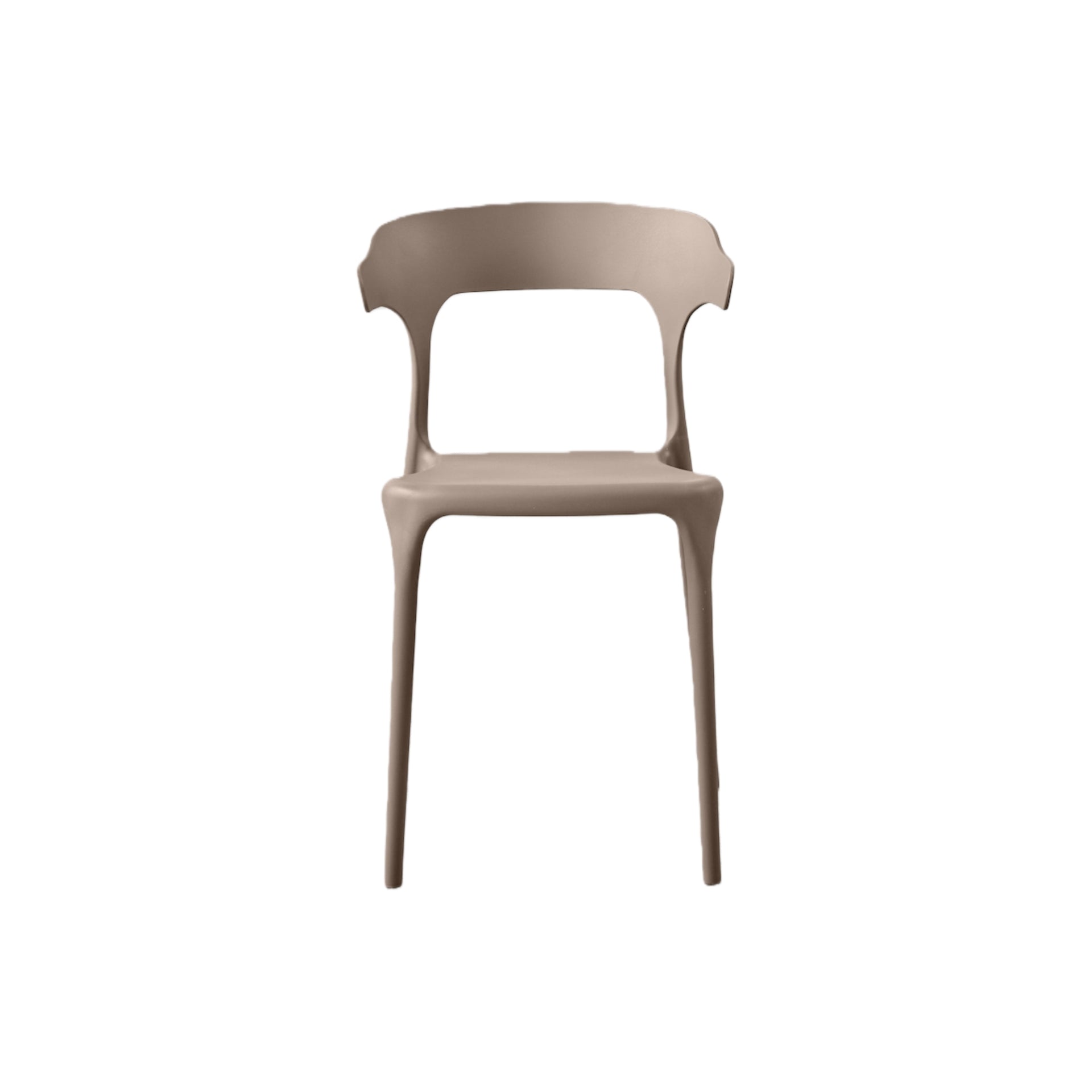 Set de 4 Sillas Elena, Color Taupe, Diseño Moderno