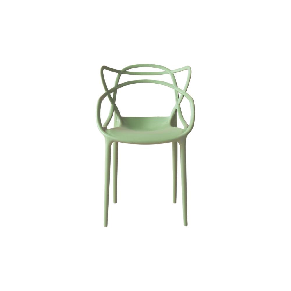 Silla Palermo, Verde Claro, Con espaldar y diseño Moderno X2