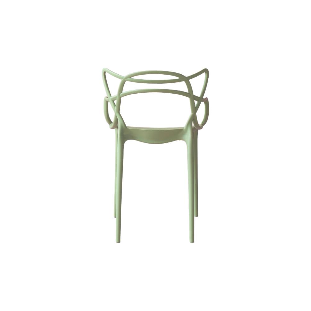 Silla Palermo, Verde Claro, Con espaldar y diseño Moderno X2