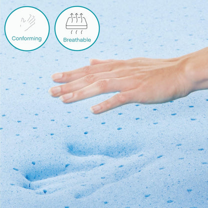 Classic Brands Colchón repuesto espuma viscoelástica gel fresco 4.5pulgadas