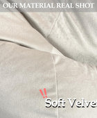 LPMOERA Funda para puf de almacenamiento de animales de peluche (sin relleno),...
