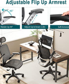 GABRYLLY Silla de oficina ergonómica, silla de escritorio con respaldo alto con...