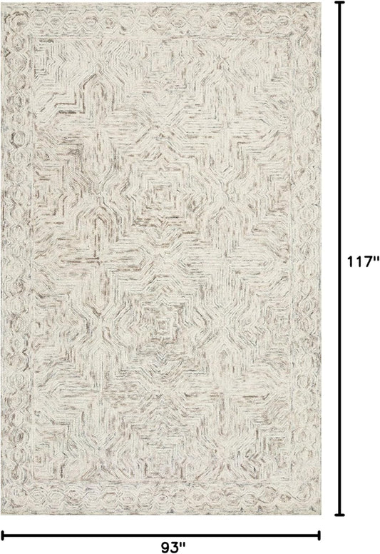 Loloi II Ziva - Alfombra neutra de 7'-9" x 9'-9"