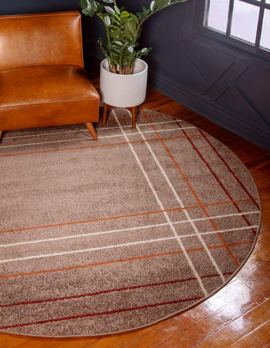 Unique Loom - Tapete con diseño abstracto, informal, moderno y contemporáneo de...