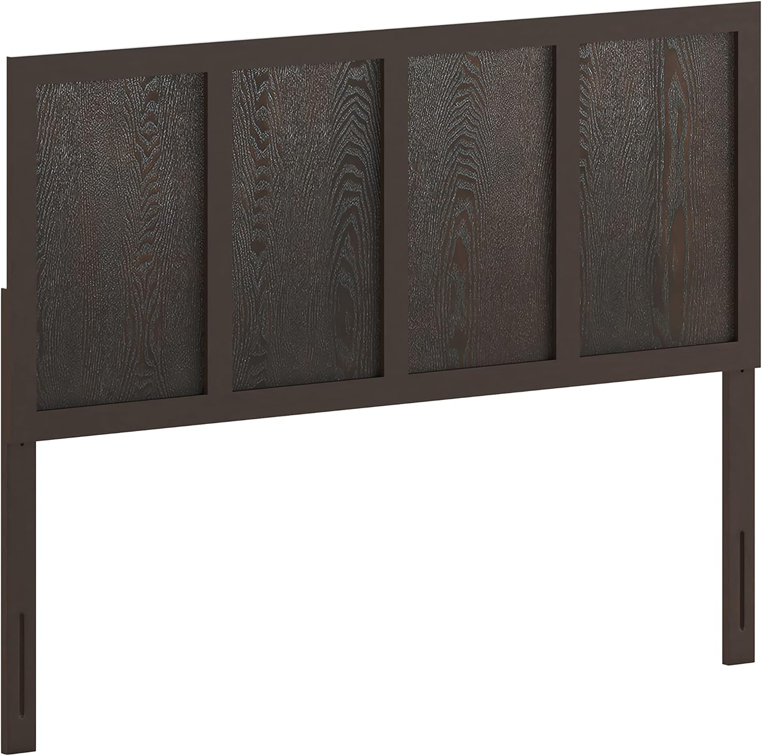 Flash Furniture Oliver Cabecero ajustable de madera con paneles para marcos de...