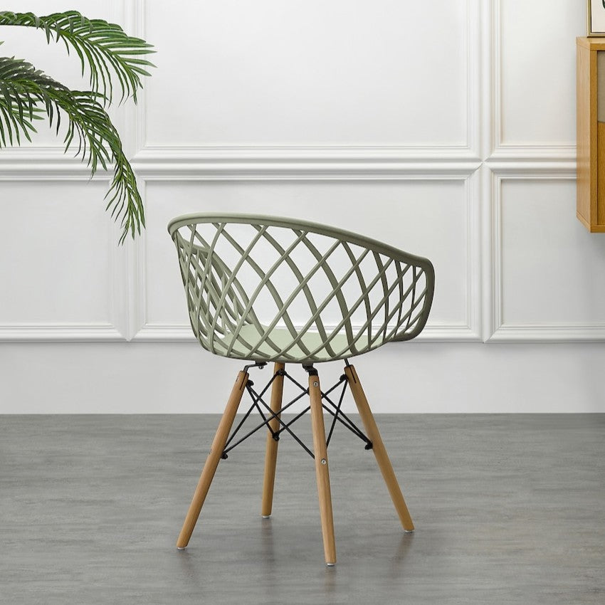Silla Oasis con Brazos, Color Verde, con Espaldar