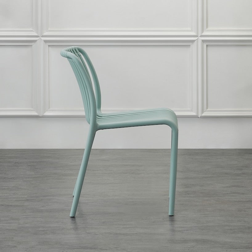 Silla Terra, Color Azul Claro, con Espaldar