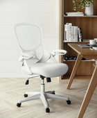 Flash Furniture Porter - Silla de oficina giratoria de respaldo alto con...