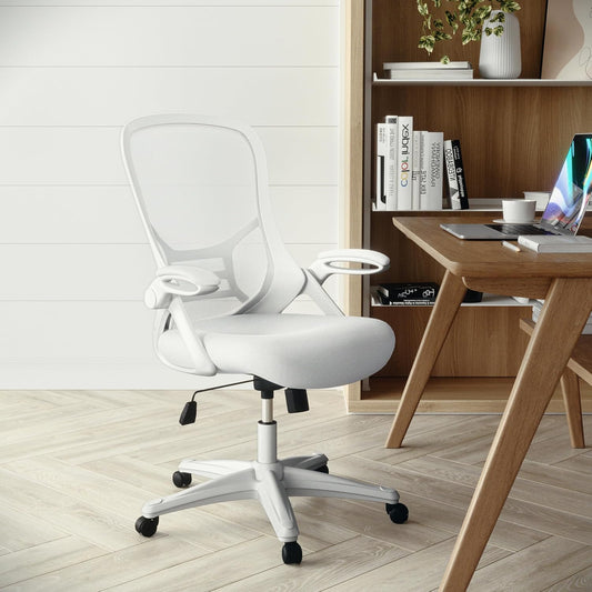 Flash Furniture Porter - Silla de oficina giratoria de respaldo alto con...