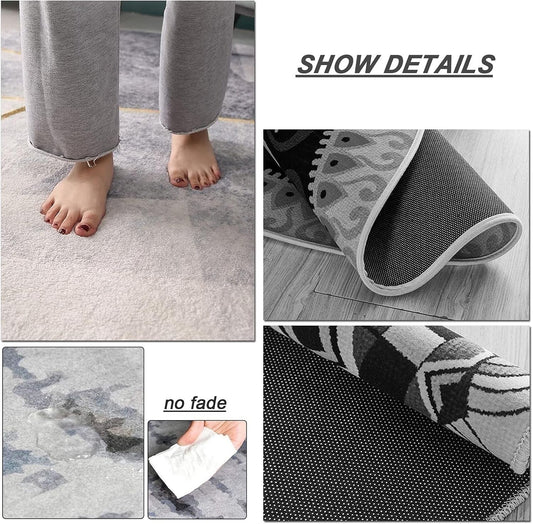 Creativity Round Rugs 80cm 100cm 120cm 140cm 160cm 180cm 200cm Circular Carpet...
