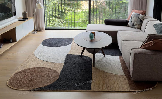 Collection Runner Rug - Alfombra de pasillo de yute trenzada a mano de 3 x 10...