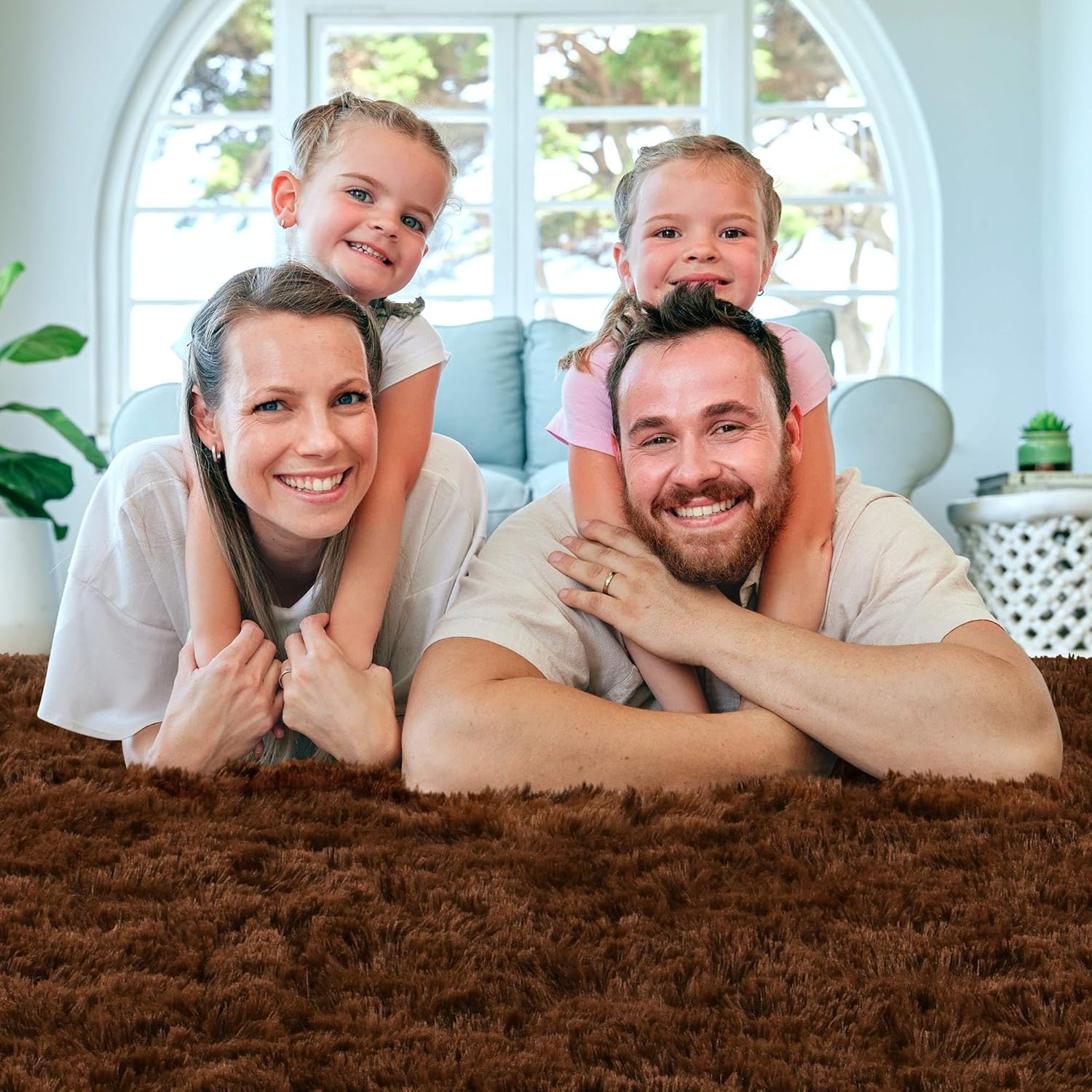 Terrug - Alfombras de área supersuaves de estilo moderno para dormitorio, sala...