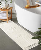 Lanffia Alfombra de pasillo de 2 x 5 pies, lavable para cocina, moderna, para...