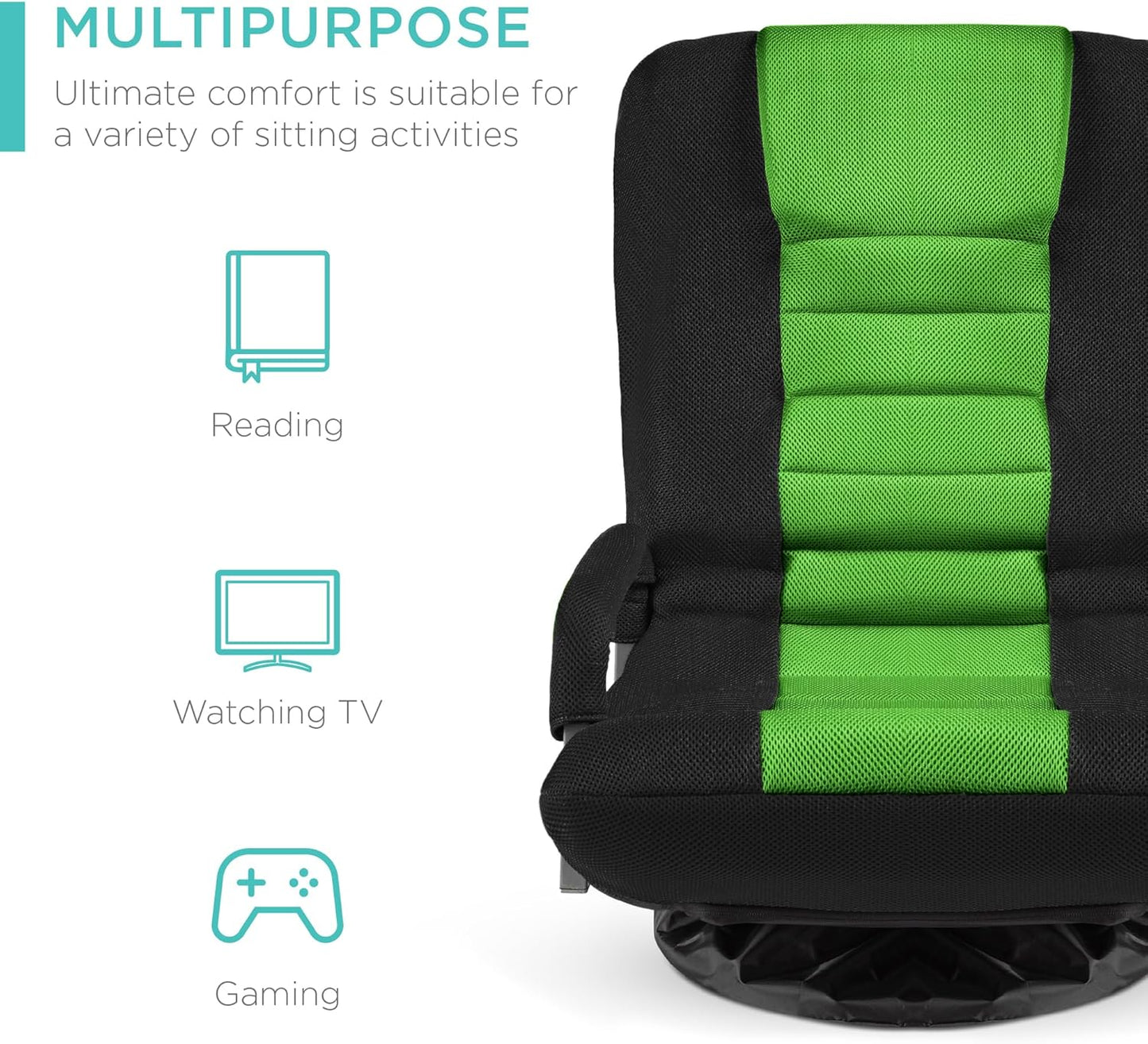 Silla giratoria para juegos de 360 grados, multiusos, para TV, leer, jugar