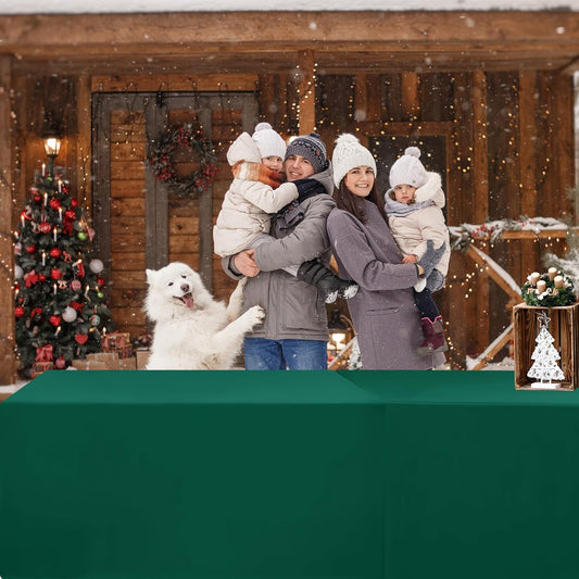 HolidayIdeas Manteles ajustables de color verde  72 x 30 pulgadas  Paquete de 2...
