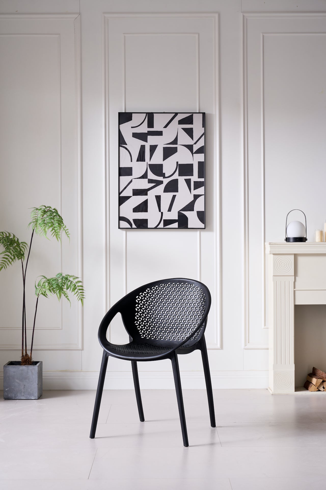Combo Tres Silla Selva Con Brazos, Color Verde Olivo, Gris y Negro