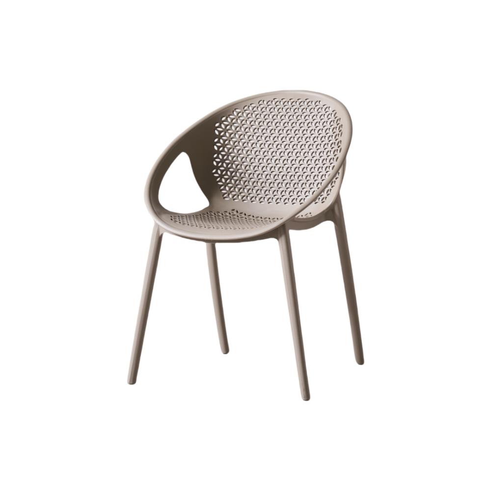 Combo Tres Silla Selva Con Brazos, Color Verde Olivo, Gris y Negro