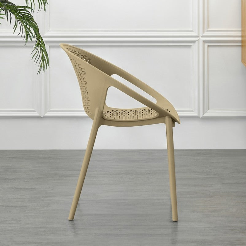 Silla Selva con Brazos, Color Khaki, con Espaldar