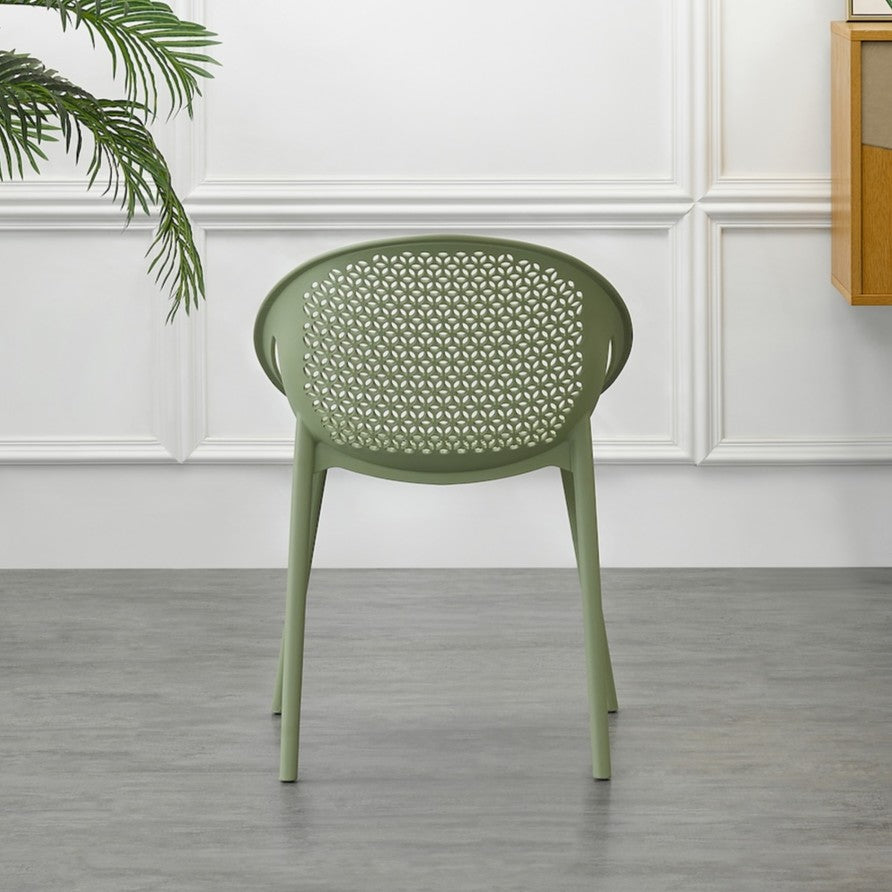 Silla Selva con Brazos, Color Verde, con Espaldar