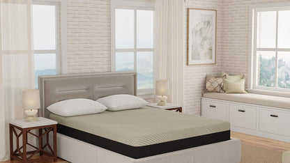 Comfort Series Twin XL Colchón de espuma viscoelástica de gel de 12 pulgadas