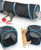 Tienda de campaña para muebles para gatos en interiores y exteriores, túneles...