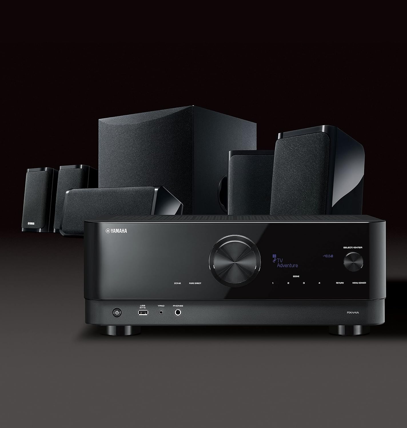 Yamaha Sistema de cine en casa YHT-5960U con HDMI 8K y MusicCast