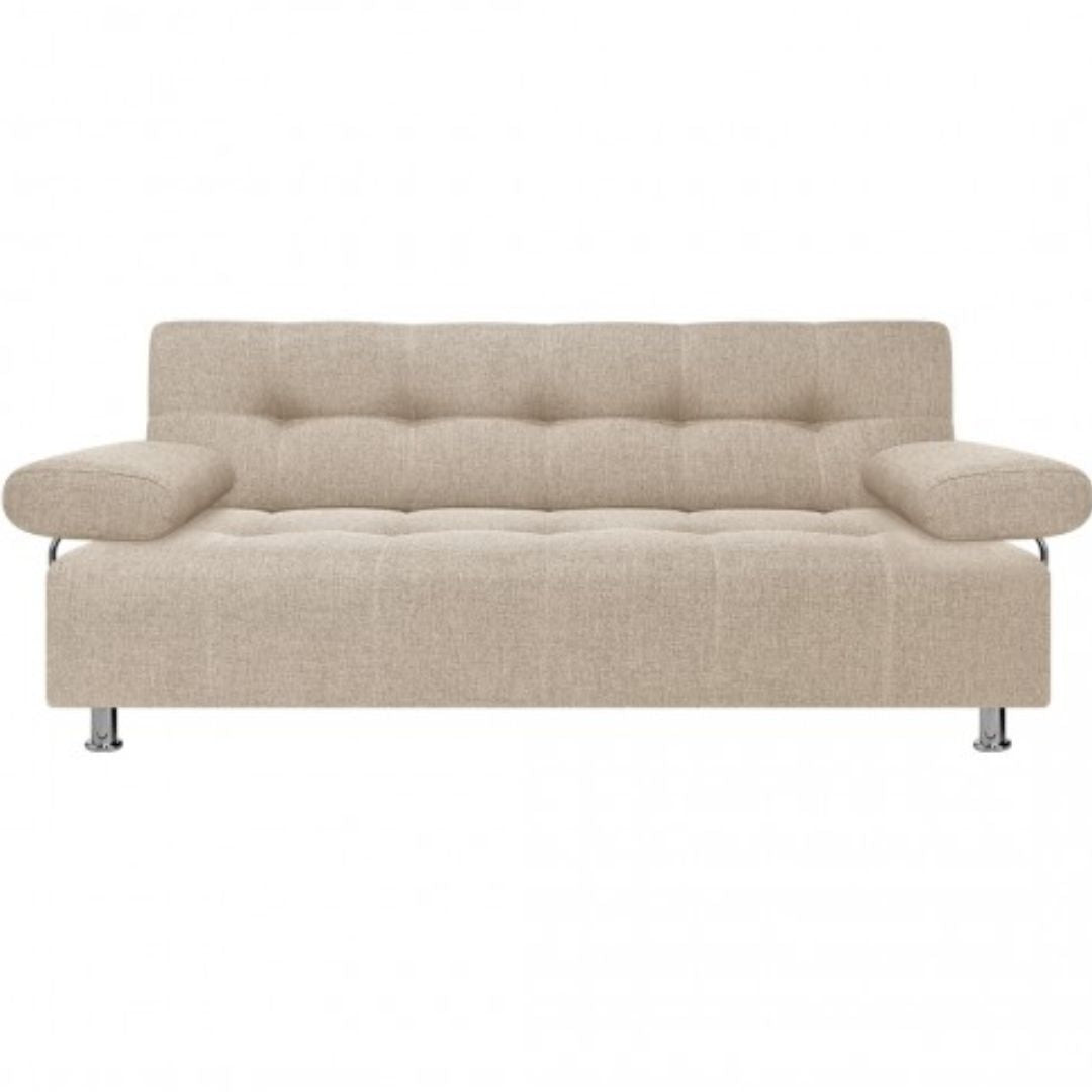 Sofacama Milan 3 Puestos 180x100x30 Beige