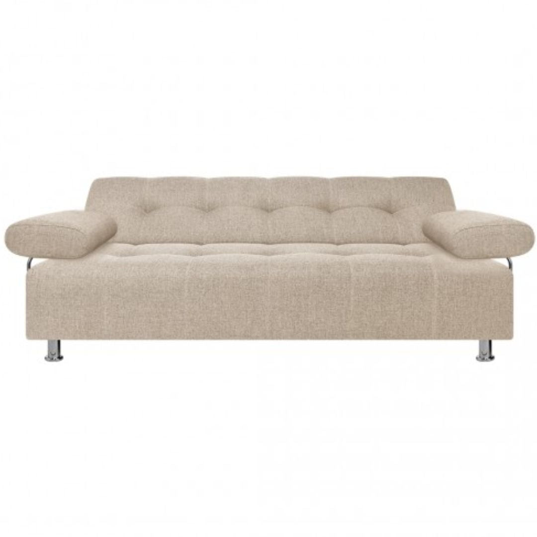 Sofacama Milan 3 Puestos 180x100x30 Beige