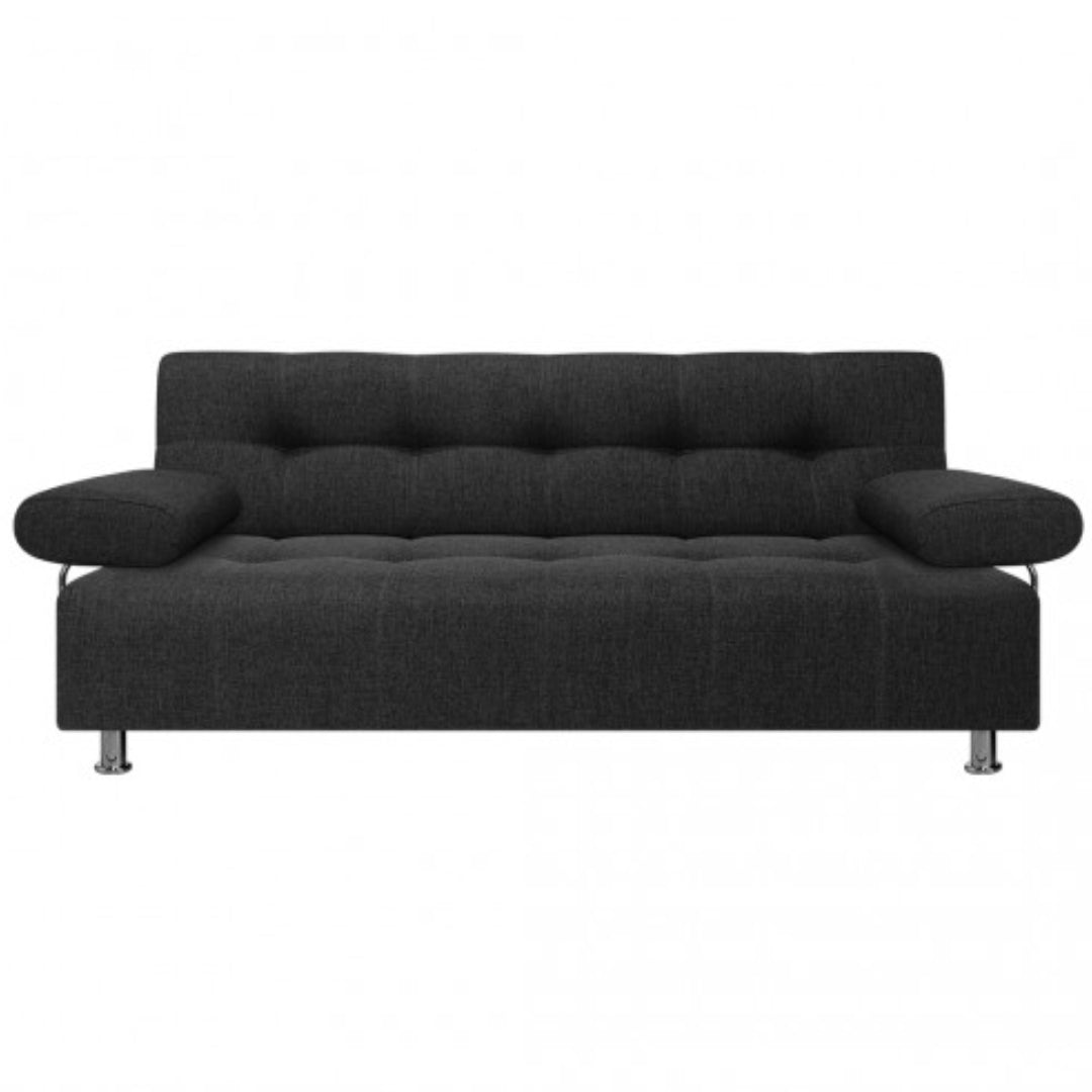 Sofacama Milan 3 Puestos 180x100x30 Negro
