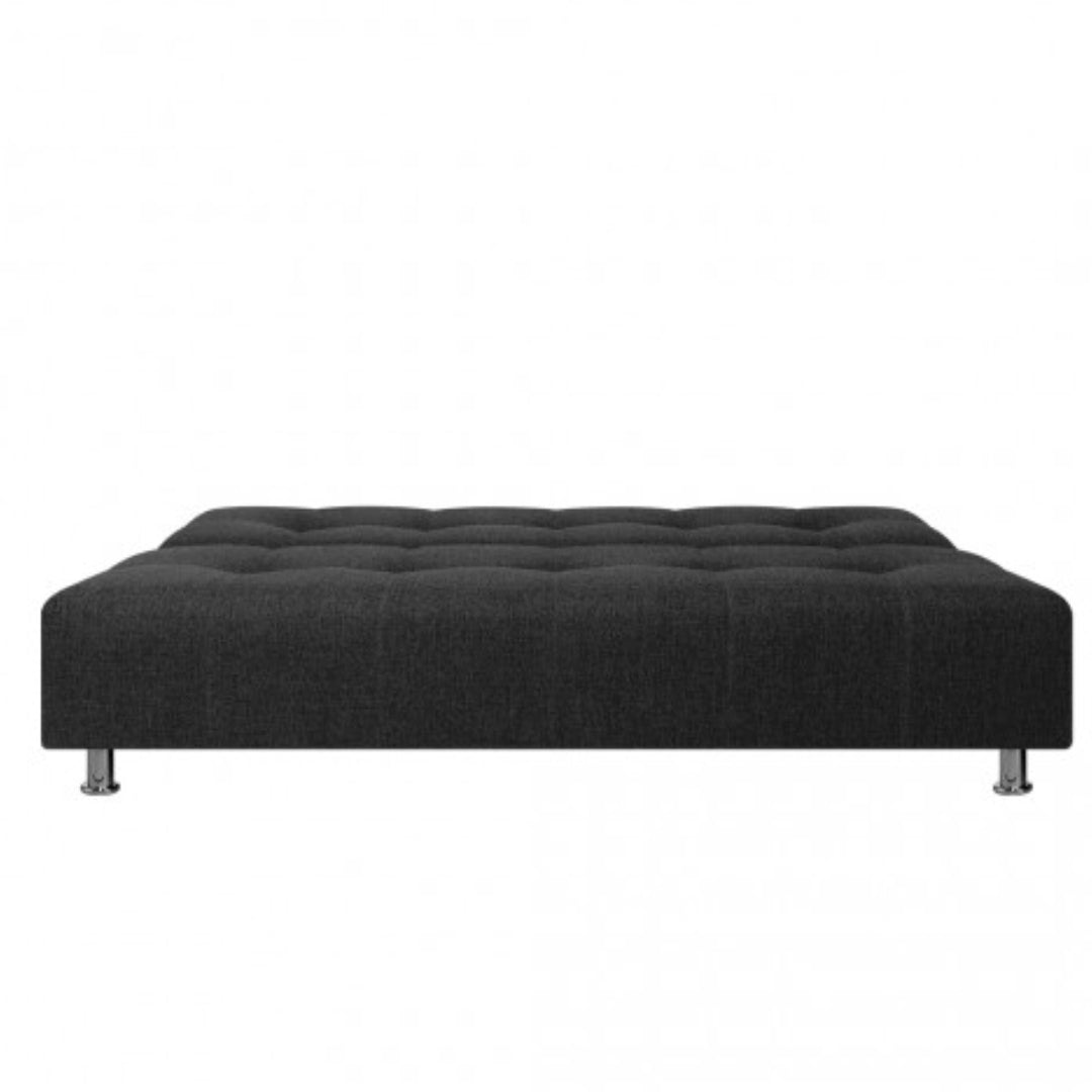 Sofacama Milan 3 Puestos 180x100x30 Negro