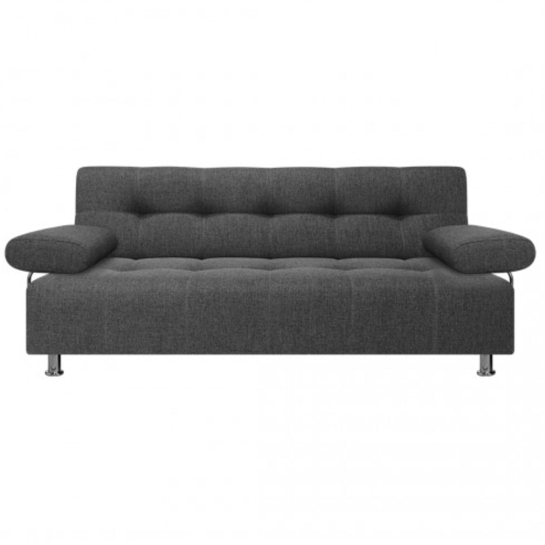 Sofacama Milan 3 Puestos 180x100x30 Plomo